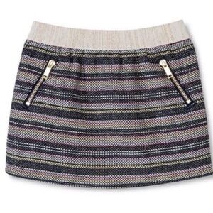 OshKosh B'gosh Toddler Blue Multicolored Striped Mini Skirt
